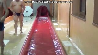 young girl fucked in a water park